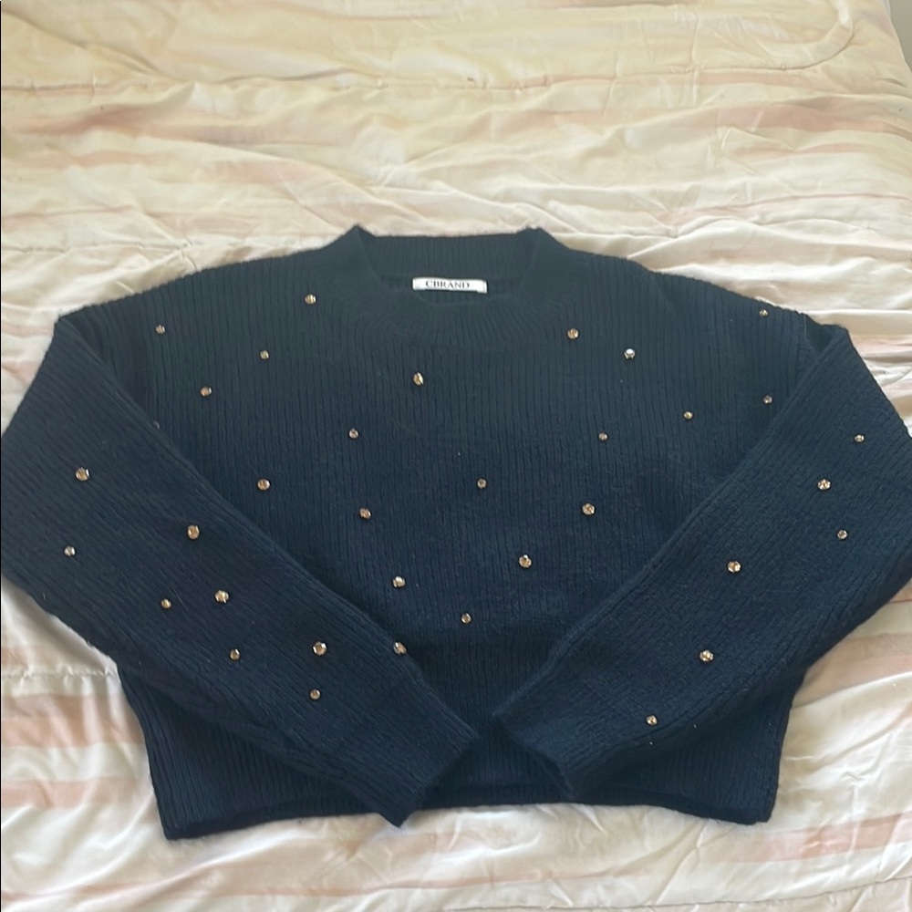 CBR Black Crew Neck Jacket Timeless Design